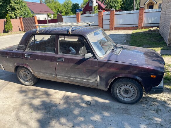 2008 Lada (ВАЗ) 2107, коричневый, 150000 рублей - вид 1