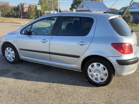2005 Peugeot 307 I Рестайлинг, серебристый, 370000 рублей, вид 5