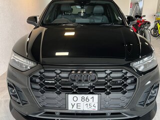 2021 Audi Q5 40 TDI II (FY) Рестайлинг, чёрный, 3900000 рублей, вид 4