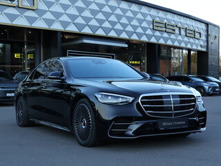 2021 Mercedes-Benz S-Класс 400 d Long 4MATIC VII (W223), чёрный, 10936386 рублей, вид 3