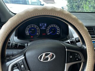 2015 Hyundai Solaris I Рестайлинг, бежевый, 1400000 рублей, вид 5