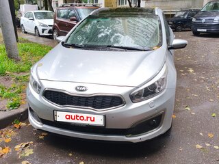 2016 Kia Ceed II Рестайлинг, серебристый, 1400000 рублей, вид 2