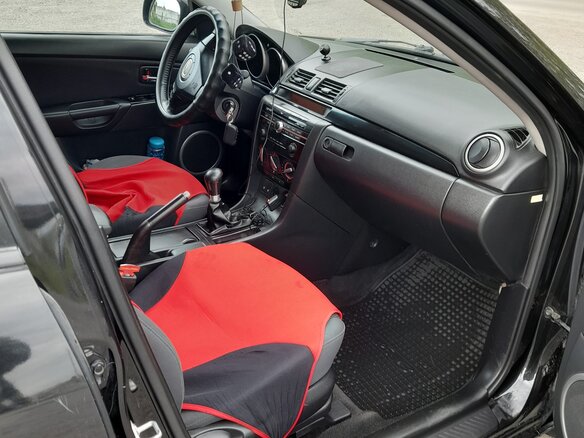 2008 Mazda 3 I (BK) Рестайлинг, чёрный, 600000 рублей - вид 7