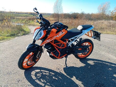 2017 KTM 390 Duke, оранжевый, 450000 рублей, вид 4