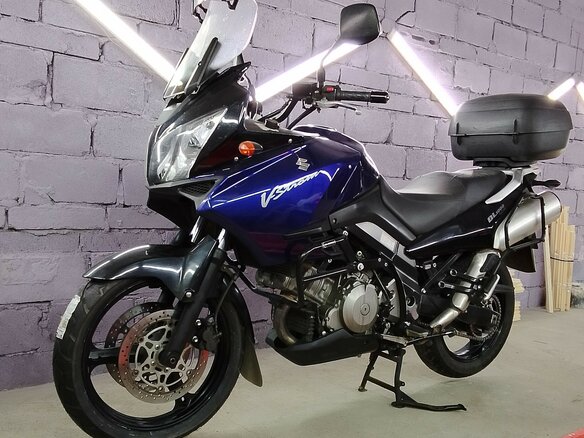 2004 Suzuki V-Strom 1000, синий, 455000 рублей