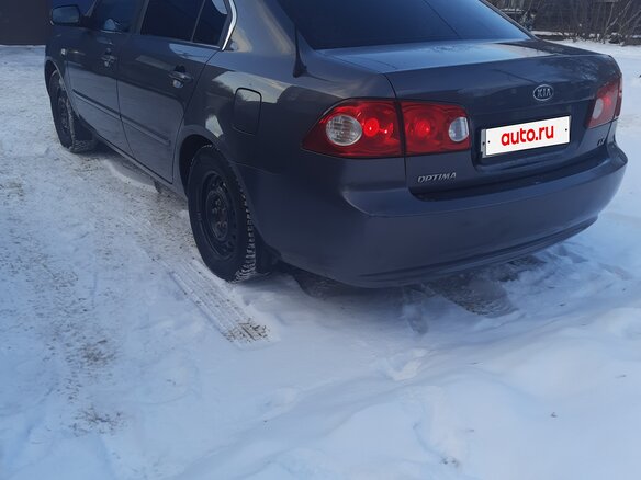 2007 Kia Optima II, серый, 620000 рублей - вид 6