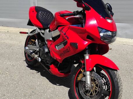 1998 Honda VTR 1000, красный, 525000 рублей, вид 1