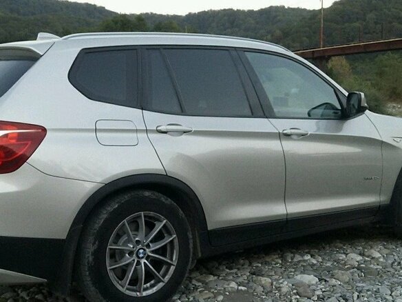 2011 BMW X3 20d xDrive II (F25), серебристый - вид 4