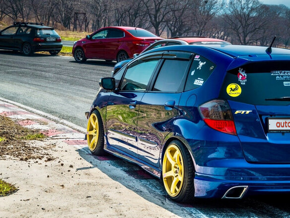 2010 Honda Fit II, синий - вид 18