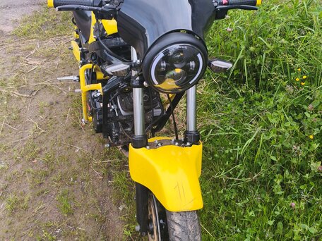 1993 Yamaha FZR250, жёлтый, 115000 рублей, вид 4