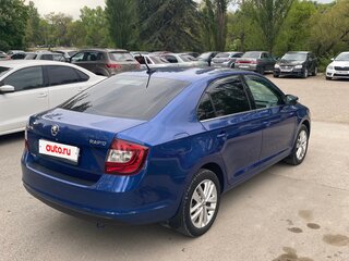 2017 Skoda Rapid I Рестайлинг, синий, 1199000 рублей, вид 3