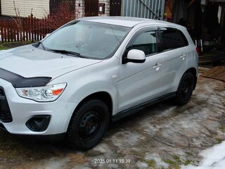 2014 Mitsubishi ASX I Рестайлинг, серебристый, 1000000 рублей, вид 3