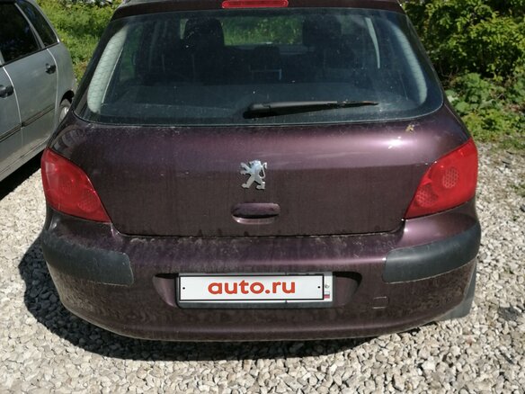 2006 Peugeot 307 I Рестайлинг, фиолетовый, 400000 рублей - вид 1