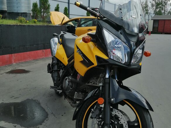 2008 Suzuki V-Strom DL 650, жёлтый