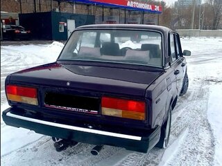 1997 Lada (ВАЗ) 2107, фиолетовый, 90000 рублей, вид 4