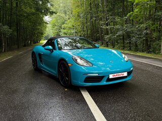 2017 Porsche Boxster IV 718 (982), голубой, 5300000 рублей, вид 3