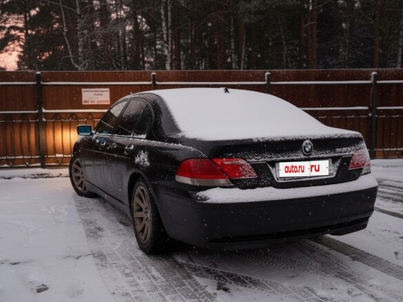 2007 BMW 7 серии Long 750Li IV (E65/E66) Рестайлинг, синий, 750000 рублей - вид 3