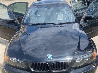 2003 BMW 3 серии 318i IV (E46) Рестайлинг, чёрный, 620000 рублей, вид 2