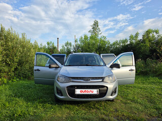 2013 Lada (ВАЗ) Kalina II, голубой, 425000 рублей, вид 1