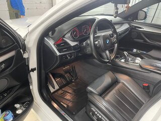 2018 BMW X6 40d II (F16), белый, 3800000 рублей, вид 4