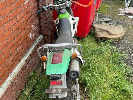 1993 Kawasaki KLX 250, зелёный, 230000 рублей, вид 2