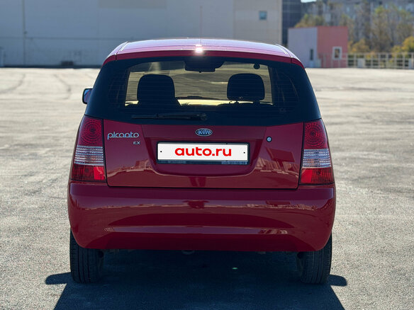 2007 Kia Picanto I Рестайлинг, красный, 460000 рублей - вид 6