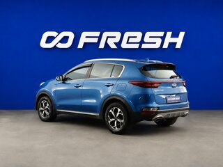 2021 Kia Sportage IV Рестайлинг, синий, 2569055 рублей, вид 2