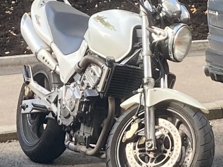 1999 Honda CB 600F Hornet, белый, 280000 рублей, вид 1