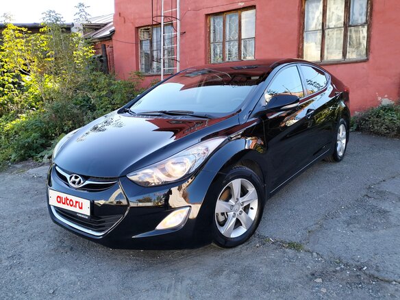 2012 Hyundai Elantra V (MD), чёрный, 1100000 рублей