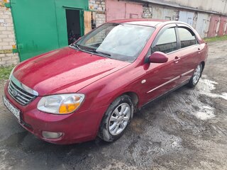 2008 Kia Cerato I Рестайлинг, красный, 340000 рублей, вид 2