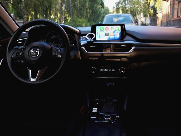 2016 Mazda 6 III (GJ) Рестайлинг, чёрный, 1699000 рублей - вид 2