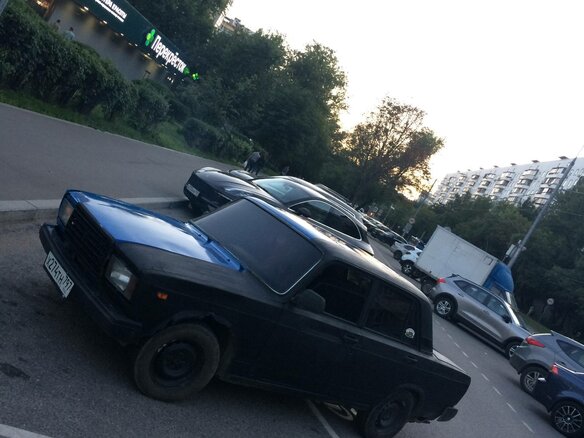 2007 Lada (ВАЗ) 2107, синий - вид 2