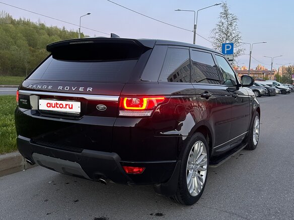 2017 Land Rover Range Rover Sport II, чёрный - вид 7