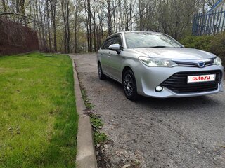 2016 Toyota Corolla Fielder XI (E160, E170, E180) Рестайлинг 1, серебристый, 1200000 рублей, вид 3