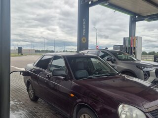 2013 Lada (ВАЗ) Priora I, пурпурный, 155000 рублей, вид 2