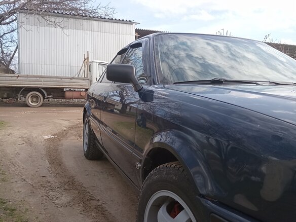 1992 Audi 80 V (B4), синий, 270000 рублей - вид 8