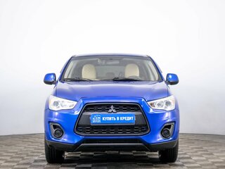 2014 Mitsubishi ASX I Рестайлинг, синий, 1059000 рублей, вид 2