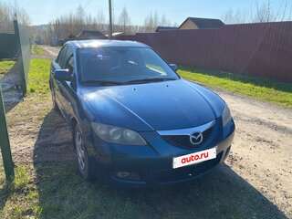 2007 Mazda 3 I (BK) Рестайлинг, синий, 350000 рублей, вид 3