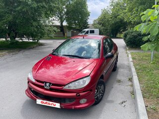 2008 Peugeot 206, красный, 160000 рублей, вид 1