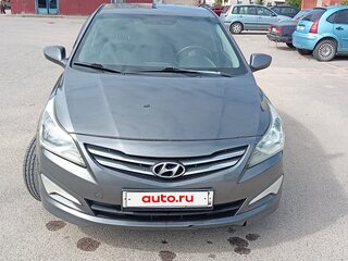 2014 Hyundai Solaris I Рестайлинг, серый, 400000 рублей, вид 1