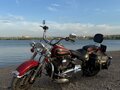 2007 Harley-Davidson Heritage, красный, 650000 рублей