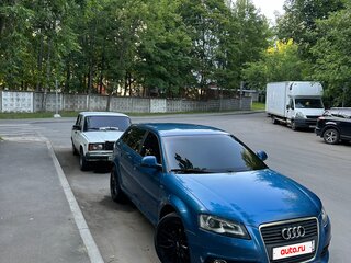 2008 Audi A3 II (8P) Рестайлинг 2, синий, 580000 рублей, вид 3