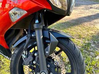 2014 Kawasaki ER-6F (Ninja 650R), пурпурный, 550000 рублей, вид 2