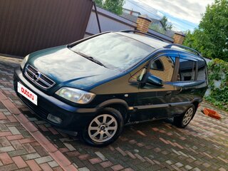 2004 Opel Zafira A Рестайлинг, зелёный, 330000 рублей, вид 2
