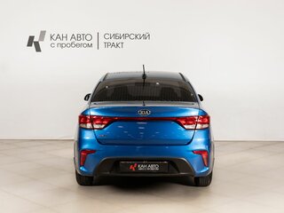 2017 Kia Rio IV, синий, 1214585 рублей, вид 4