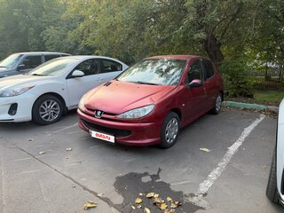2007 Peugeot 206, красный, 180000 рублей, вид 1