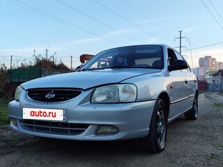 2008 Hyundai Accent ТагАЗ II, серебристый, 300000 рублей, вид 1