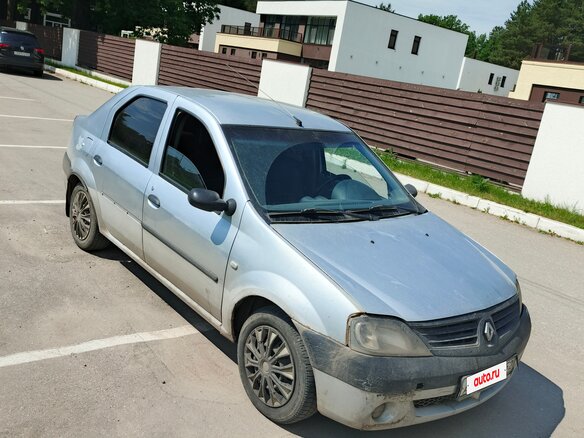 2008 Renault Logan I, серый, 190000 рублей - вид 2