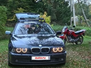 2001 BMW 5 серии 520i IV (E39) Рестайлинг, чёрный, 620000 рублей, вид 3