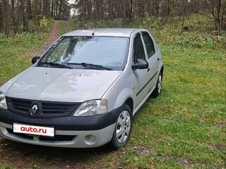2009 Renault Logan I, серый, 315000 рублей, вид 4